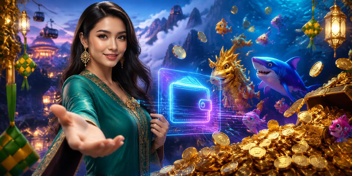 Permainan perikanan di Genting Highlands semasa Hari Raya